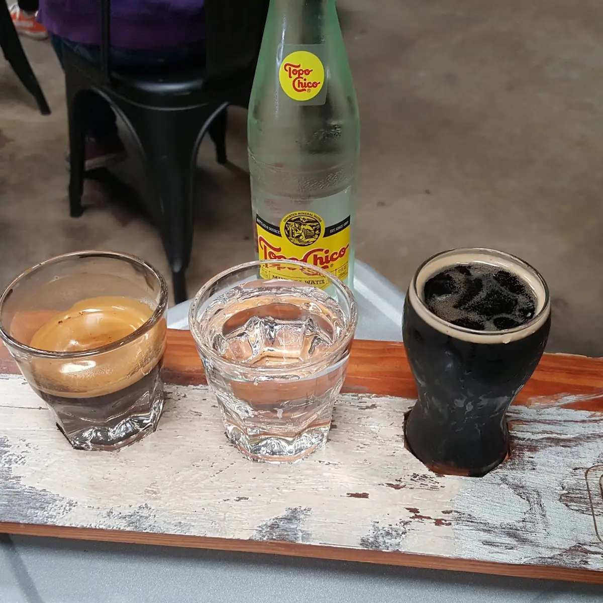 Cortado and Black IPA