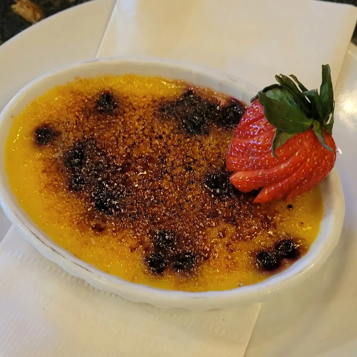 Huckleberry Crème Brulée