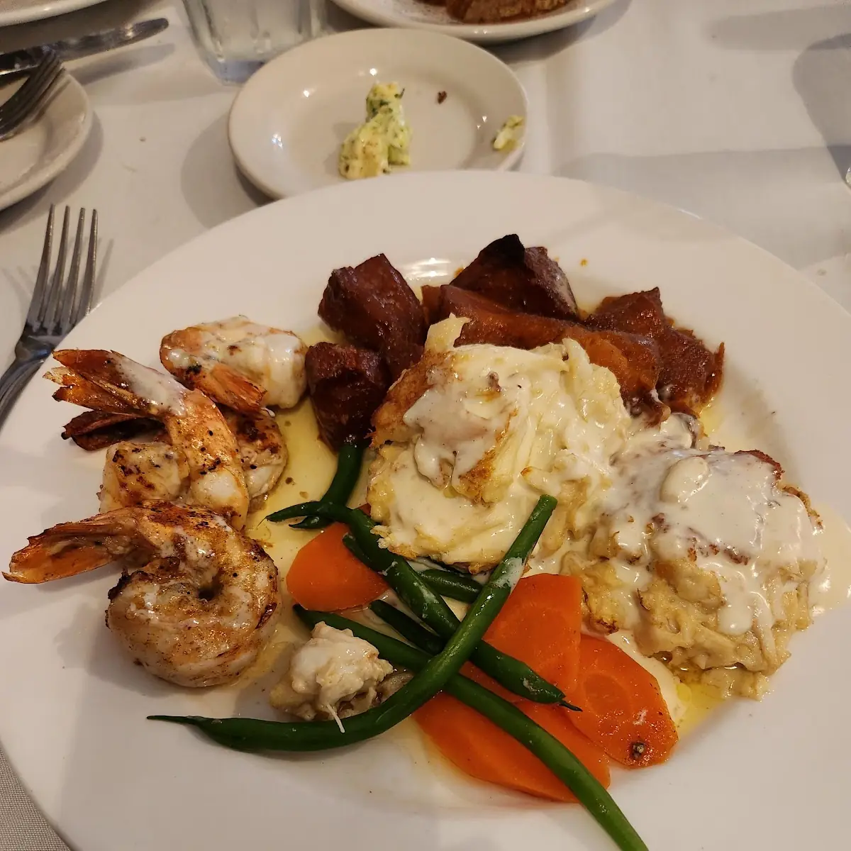 Crab Cakes with Candy Yams
