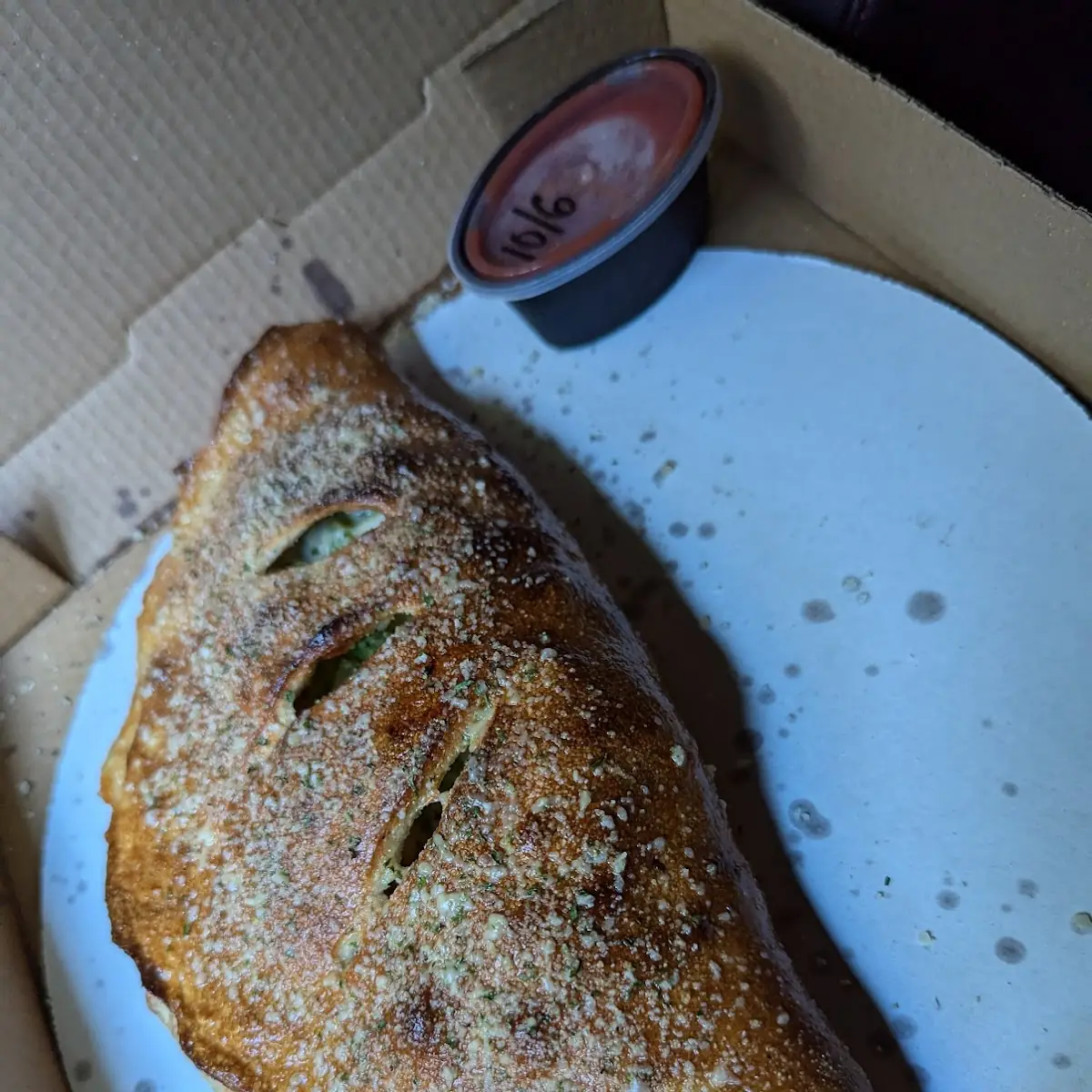 Calzone Peppers and Onion