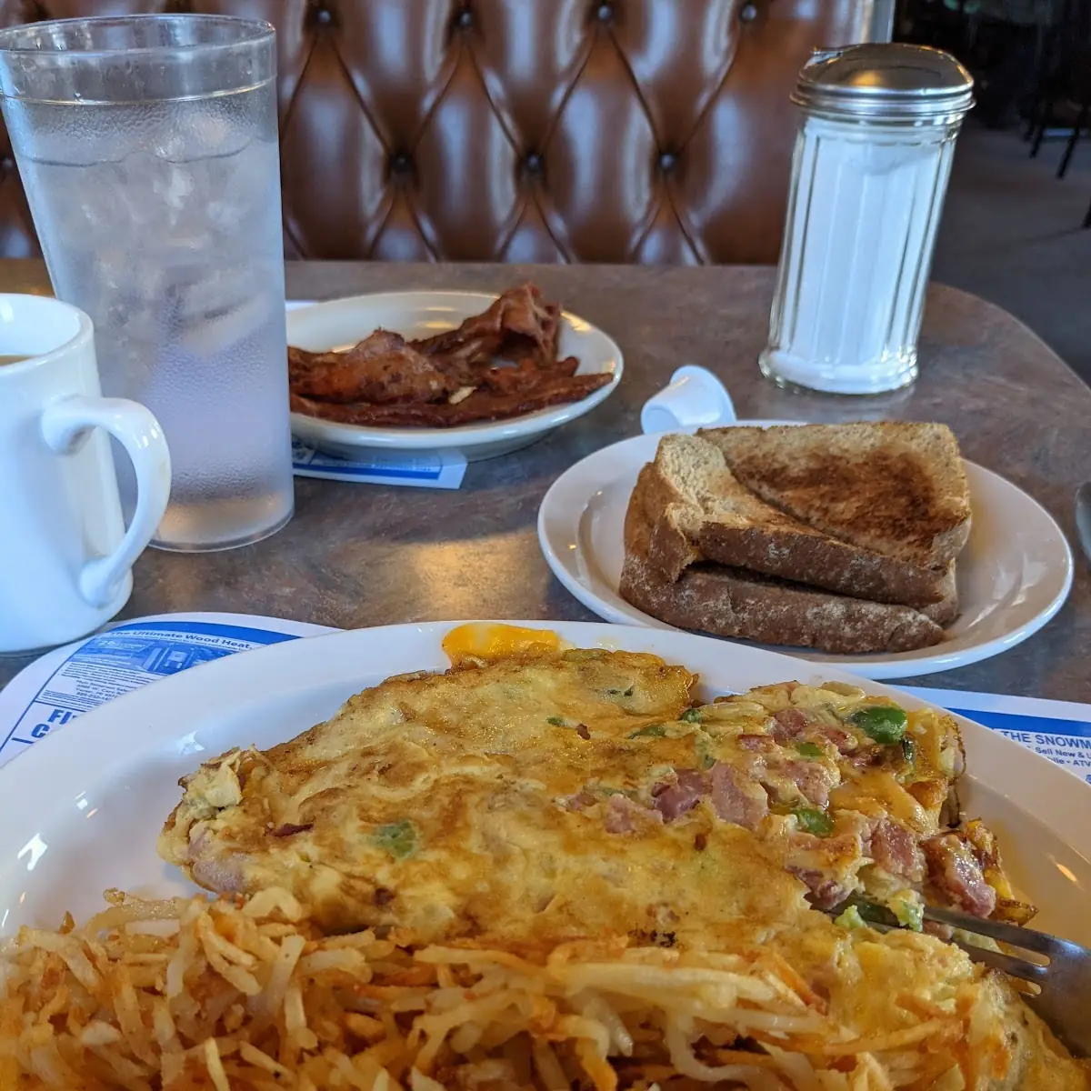 Egg over Easy w Cornbeef Hash