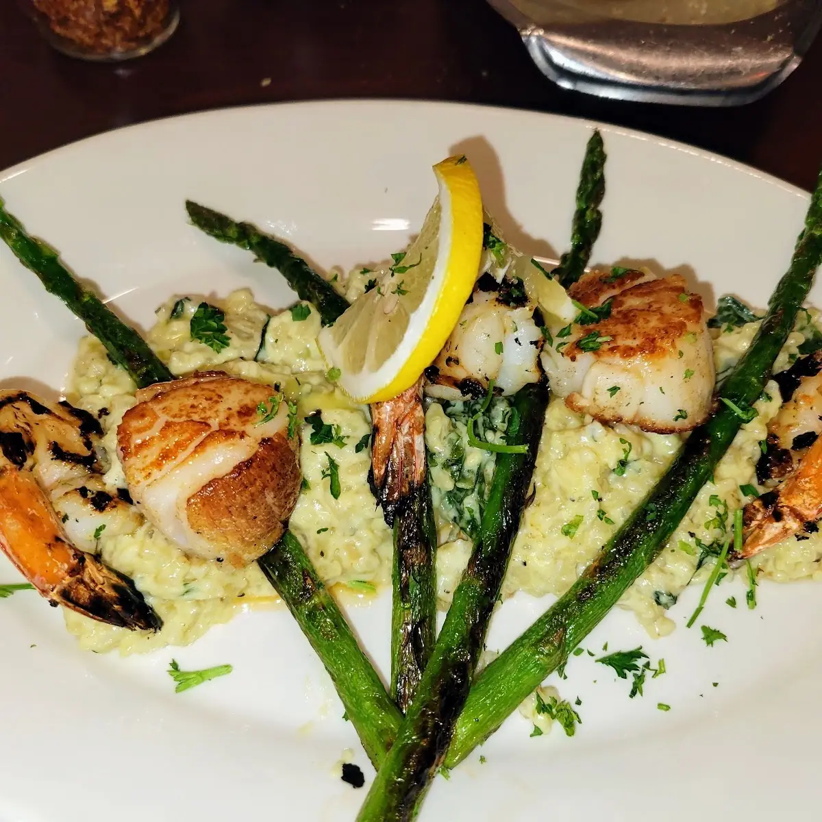 Pan Seared Shrimp & Scallops