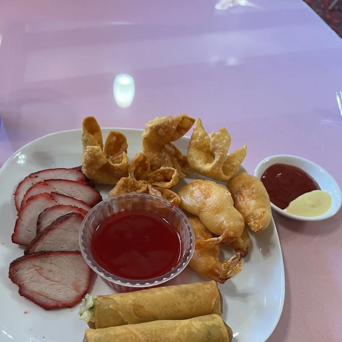 Spring Rolls Crab Puffs