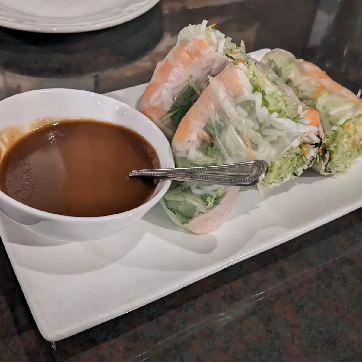 6. Vegetarian Salad Rolls
