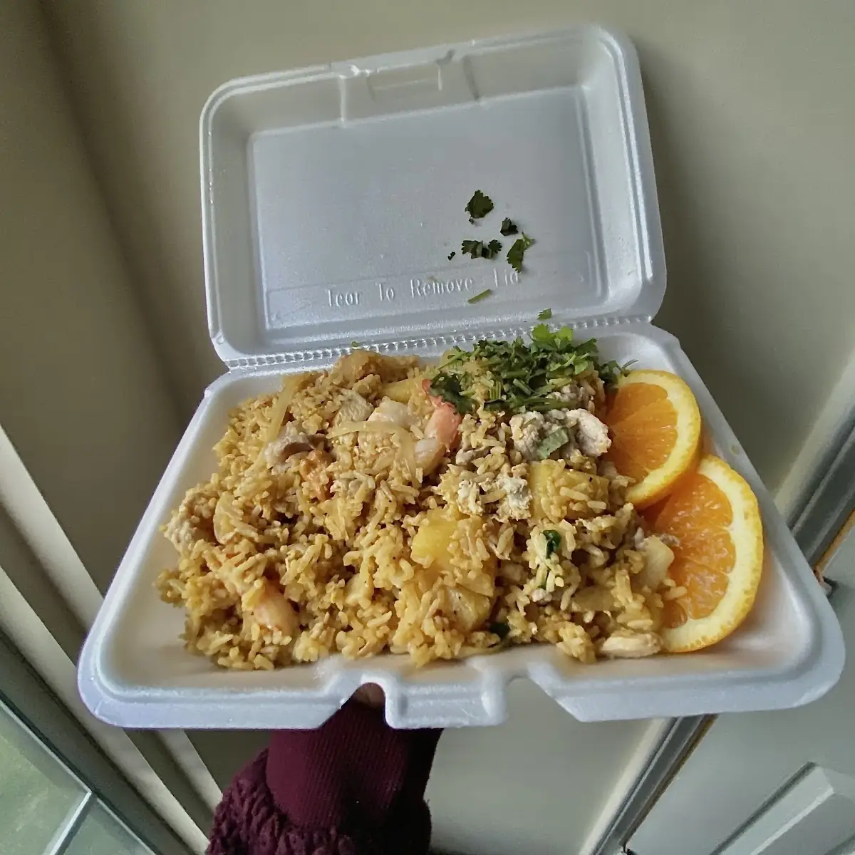 Pineapple Fried Rice w Chicken