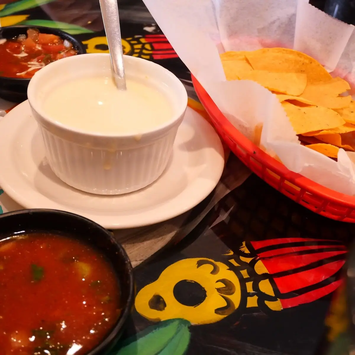 Salsa and Queso Dip