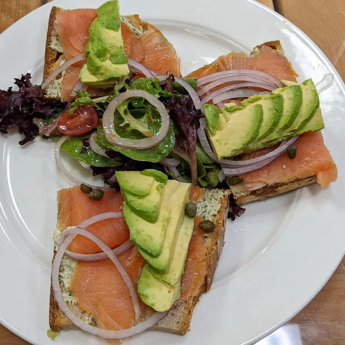 Salmon Tartine