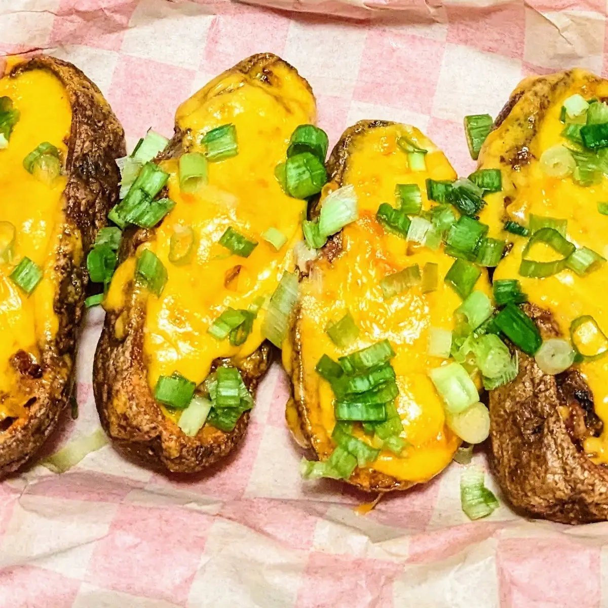 Twice Baked Potato Skins