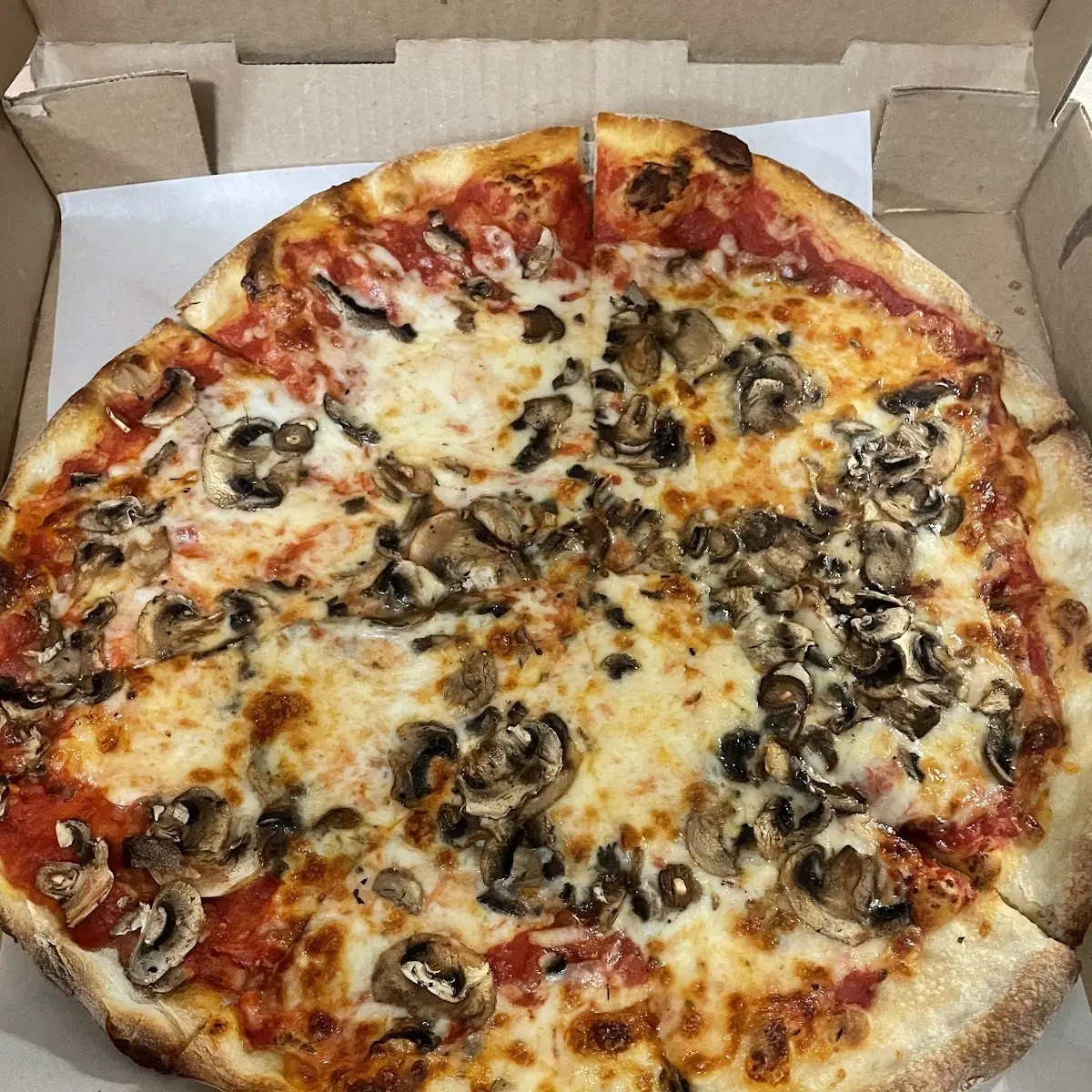 Tomato and Mushroom Pizza