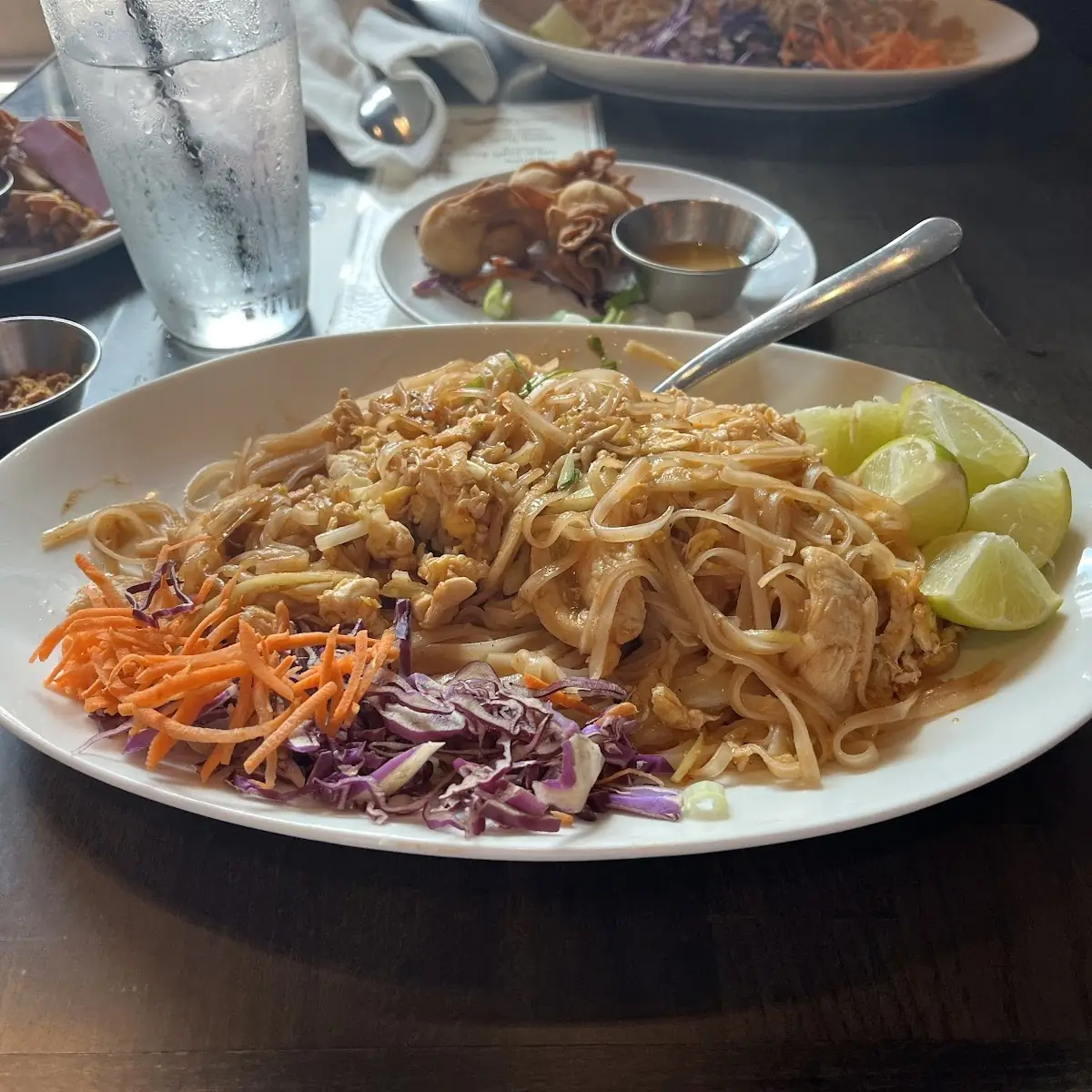 Chicken Pad Thai with Lime