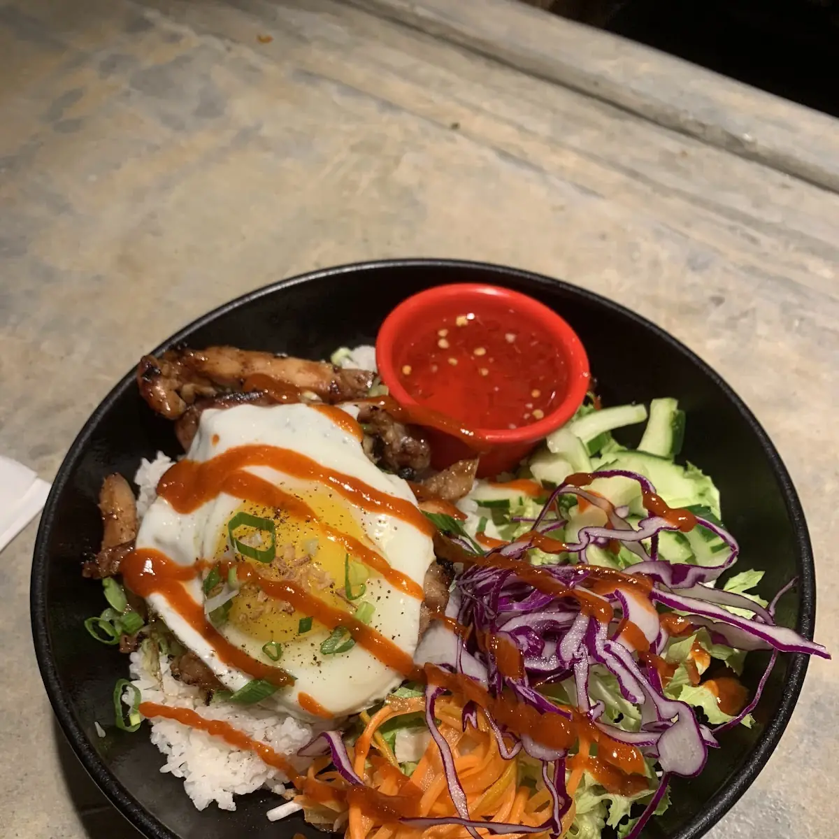 Vietnamese Bimbop Rice Bowl