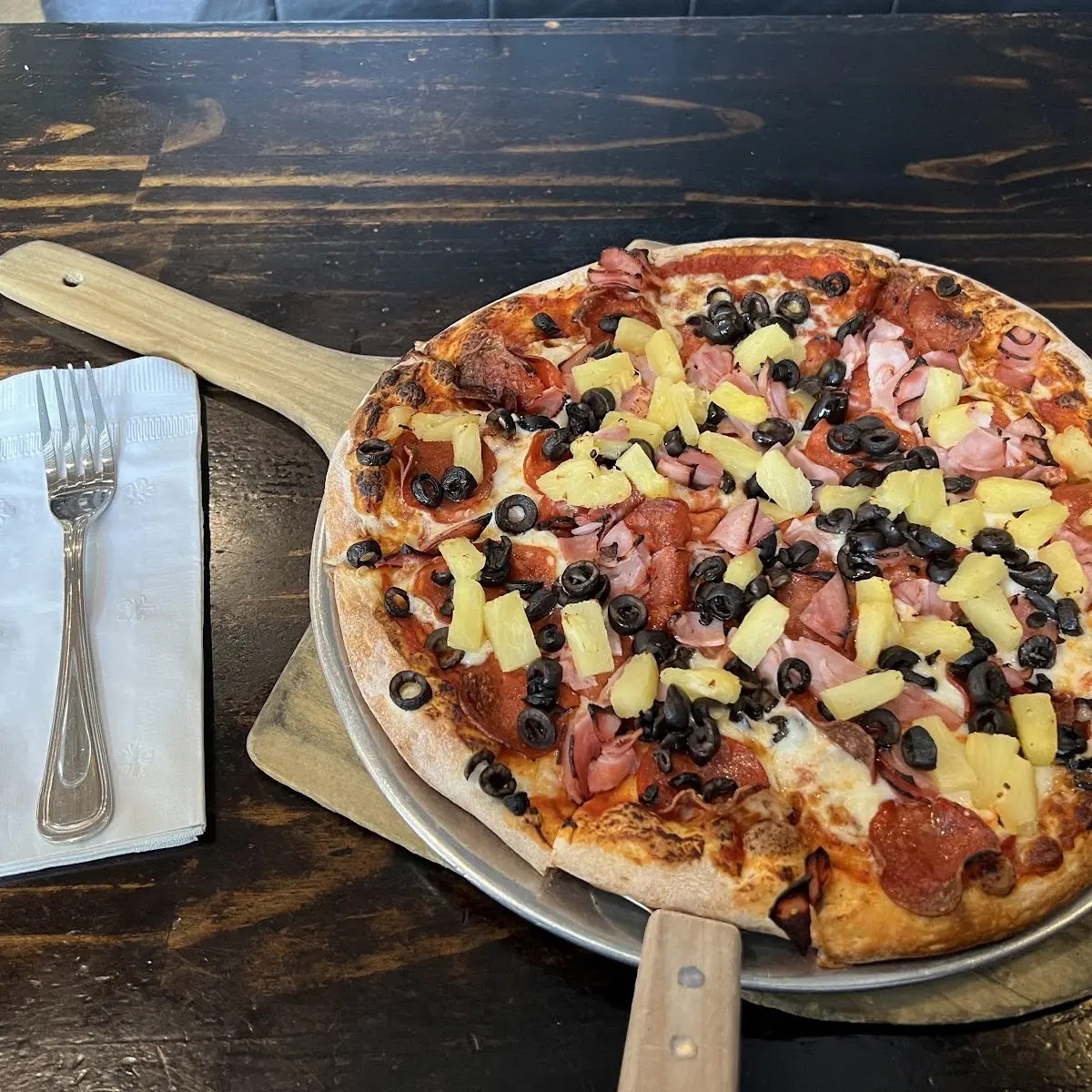 Pepperoni and Black Olives