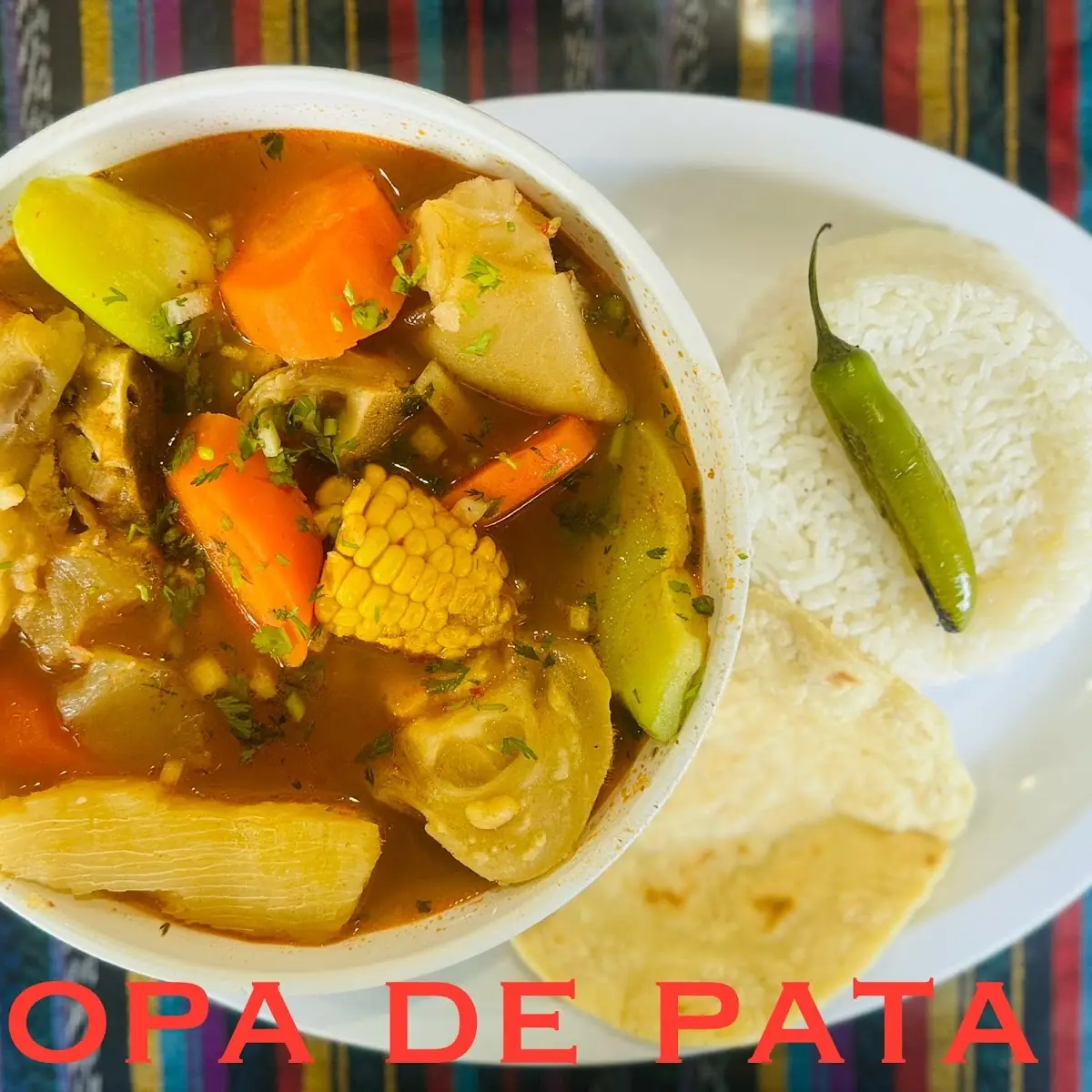 Salvadoran Style Chicken Soup