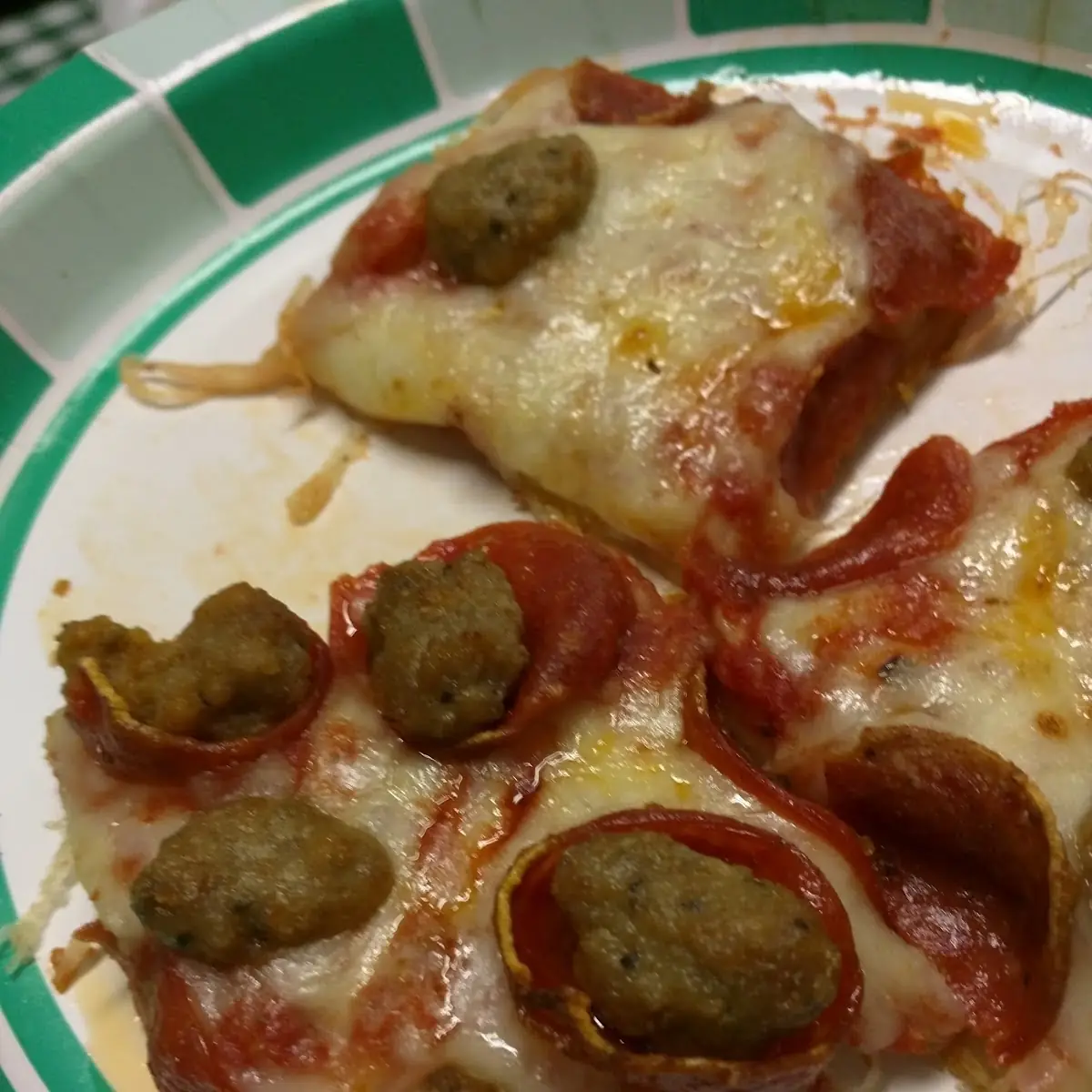 Pepperoni and Sausage Pizza