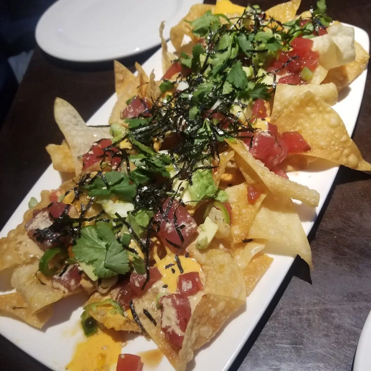 Ahi Tuna Poke Nachos