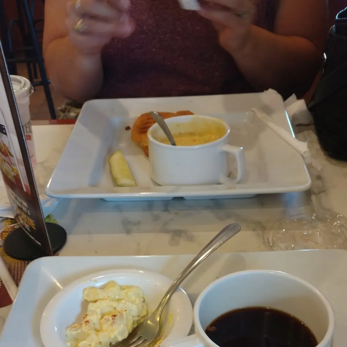 French Dip with Mashed Potatoes