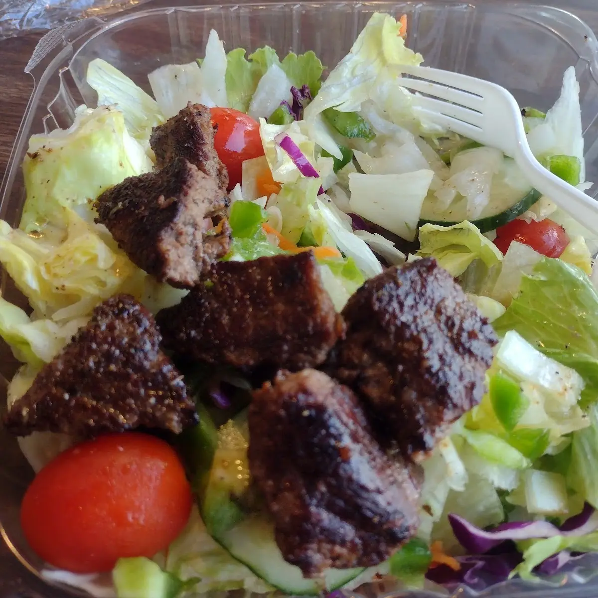 Steak Top Salad