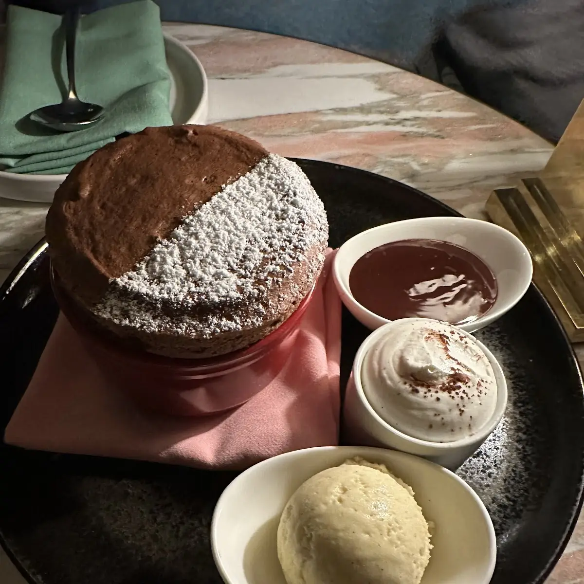 Dark Chocolate Soufflé