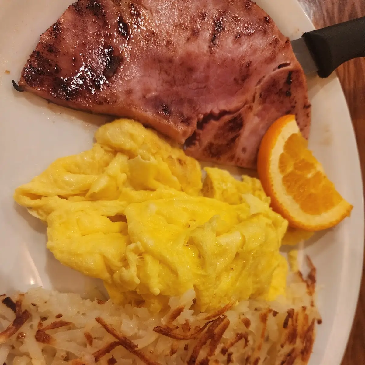 Ham Eggs Hash Browns