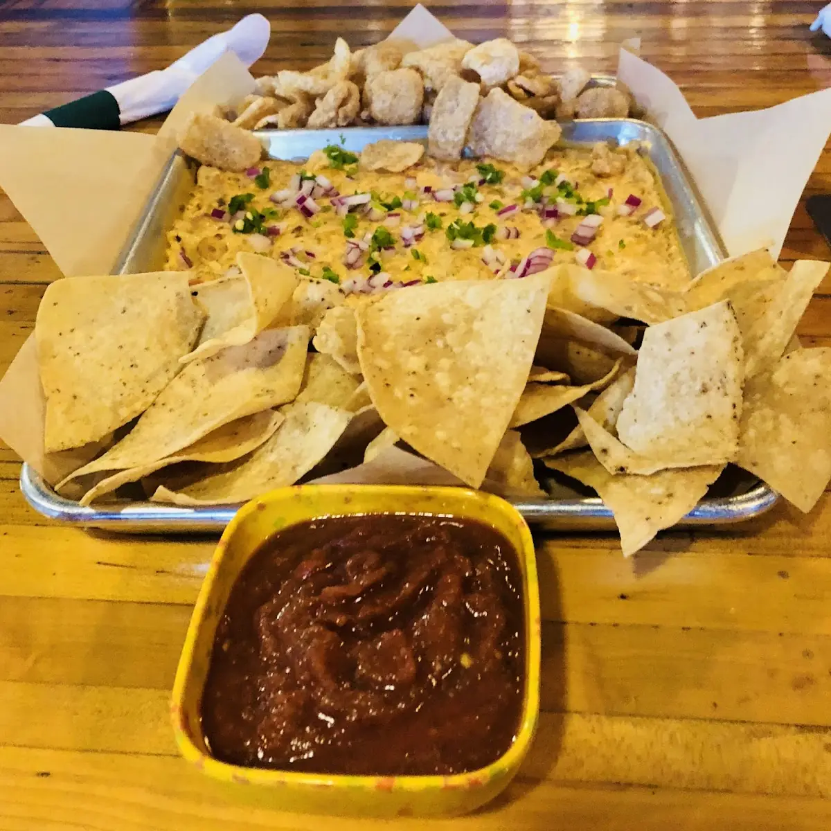 Plain Ol' Bean & Cheese Nachos