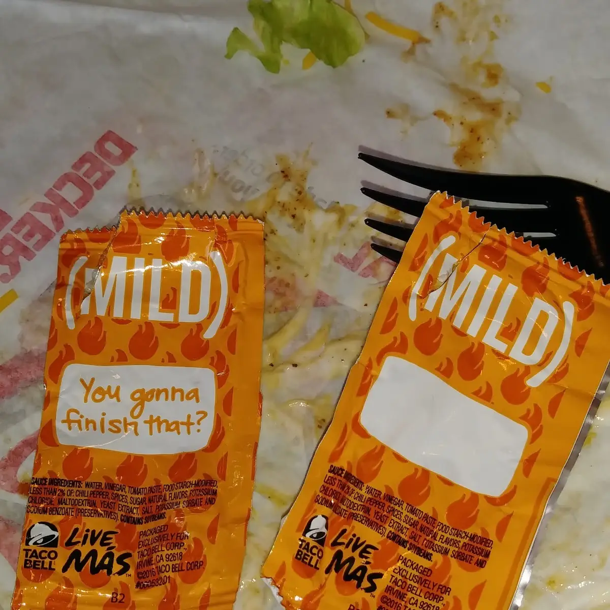 Mild Taco Sauce Packets
