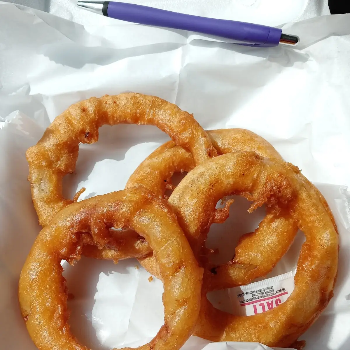 Onion Rings Minus the One That I Ate Already
