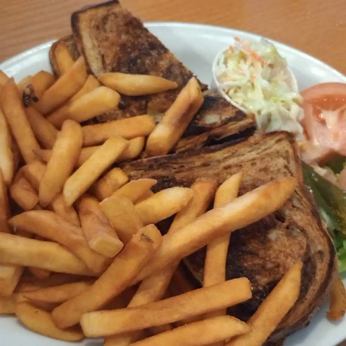 Patty Melt an Soup