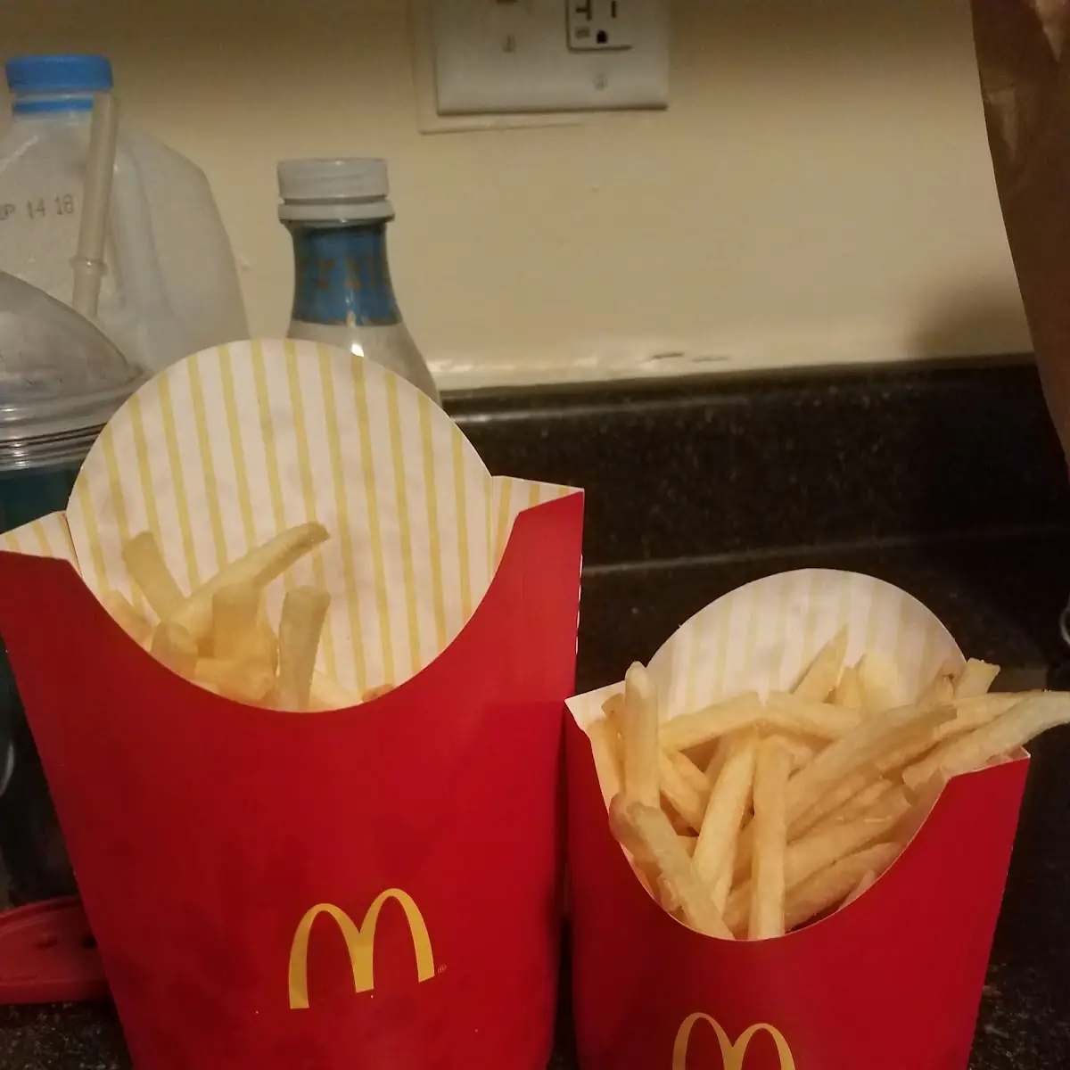 Large and Medium Fries