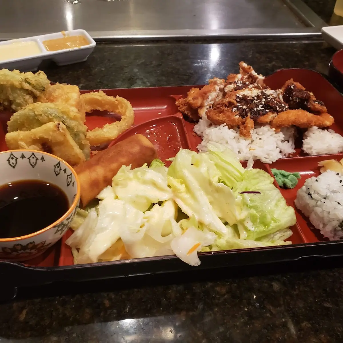 Teriyaki Salmon Dinner Bento Box