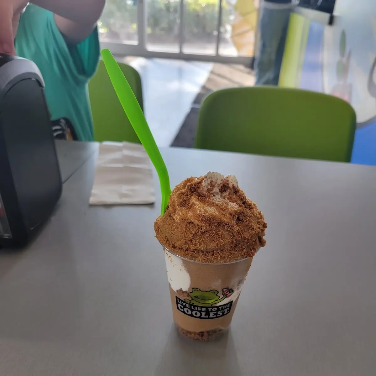 Salted Caramel Vanilla Ice Cream Cookie Crumble