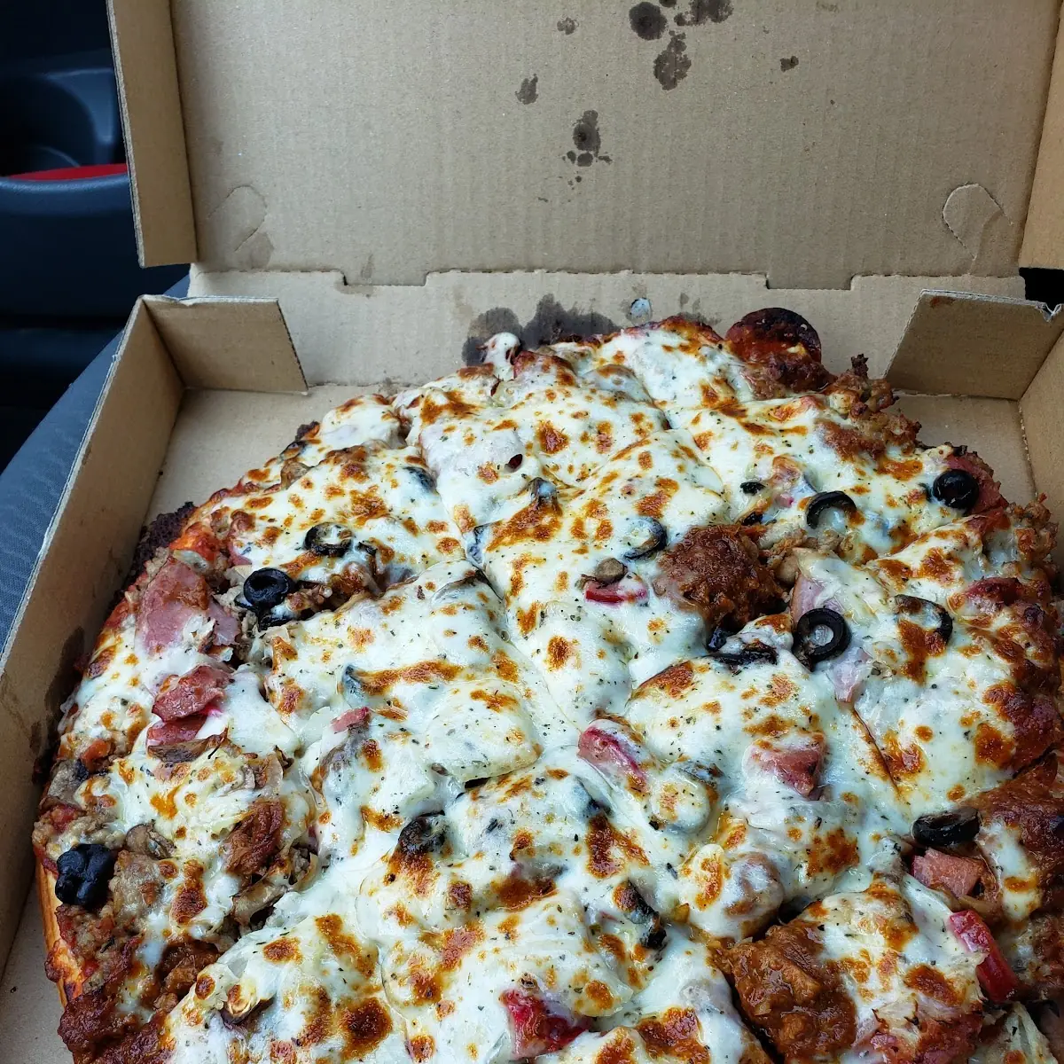 Meat Lovers Pizza with Spinach