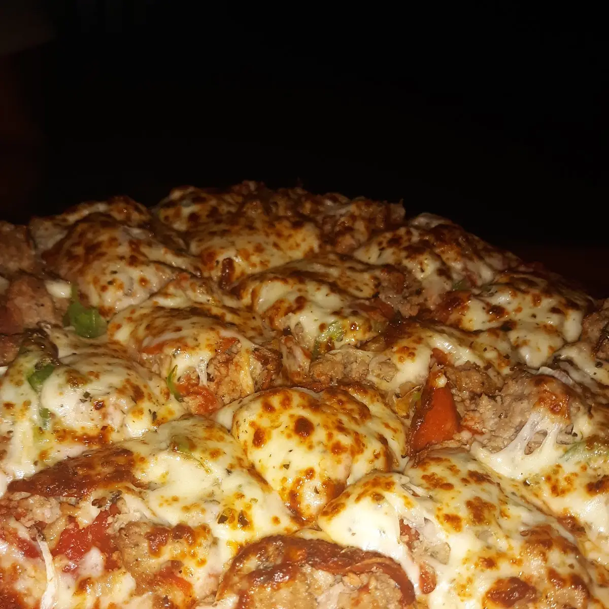 Sausage and Pepperoni Pizza