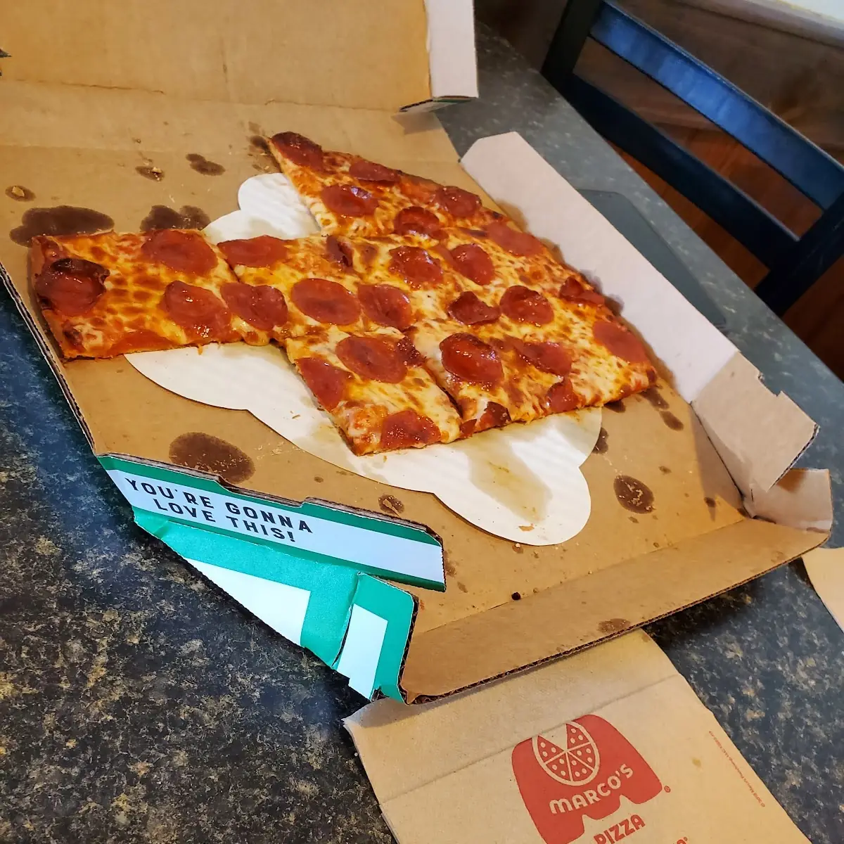 Thin Crust Pepperoni Pizza