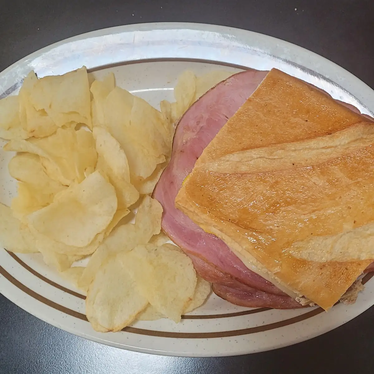 Cubano Sandwich with Chips