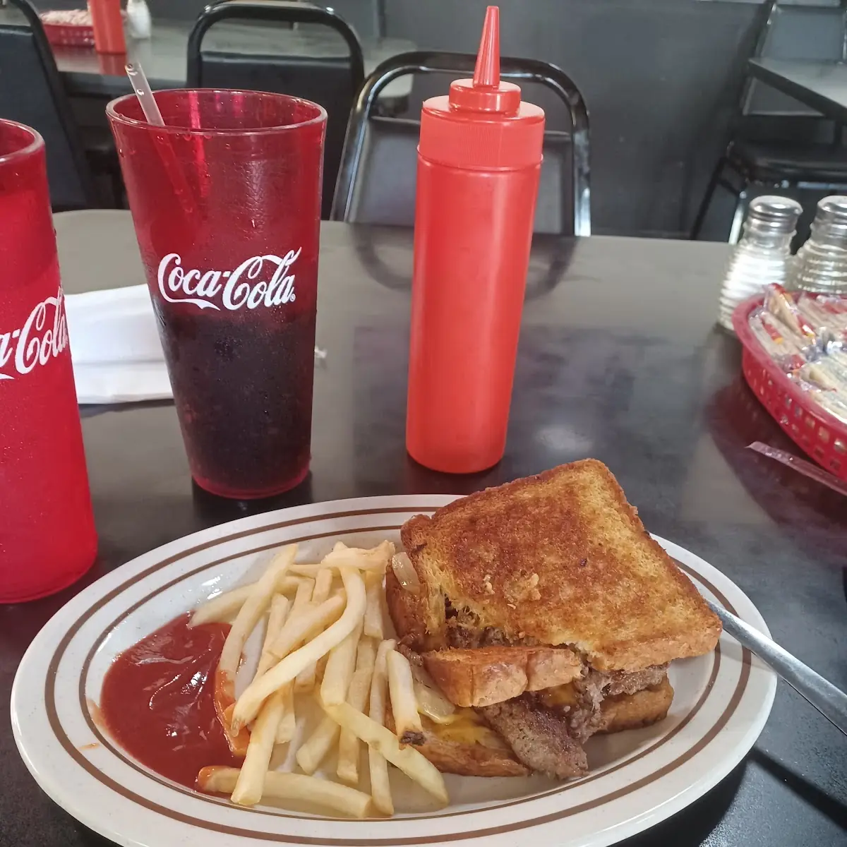 Patty Melt with Chips Without Chips