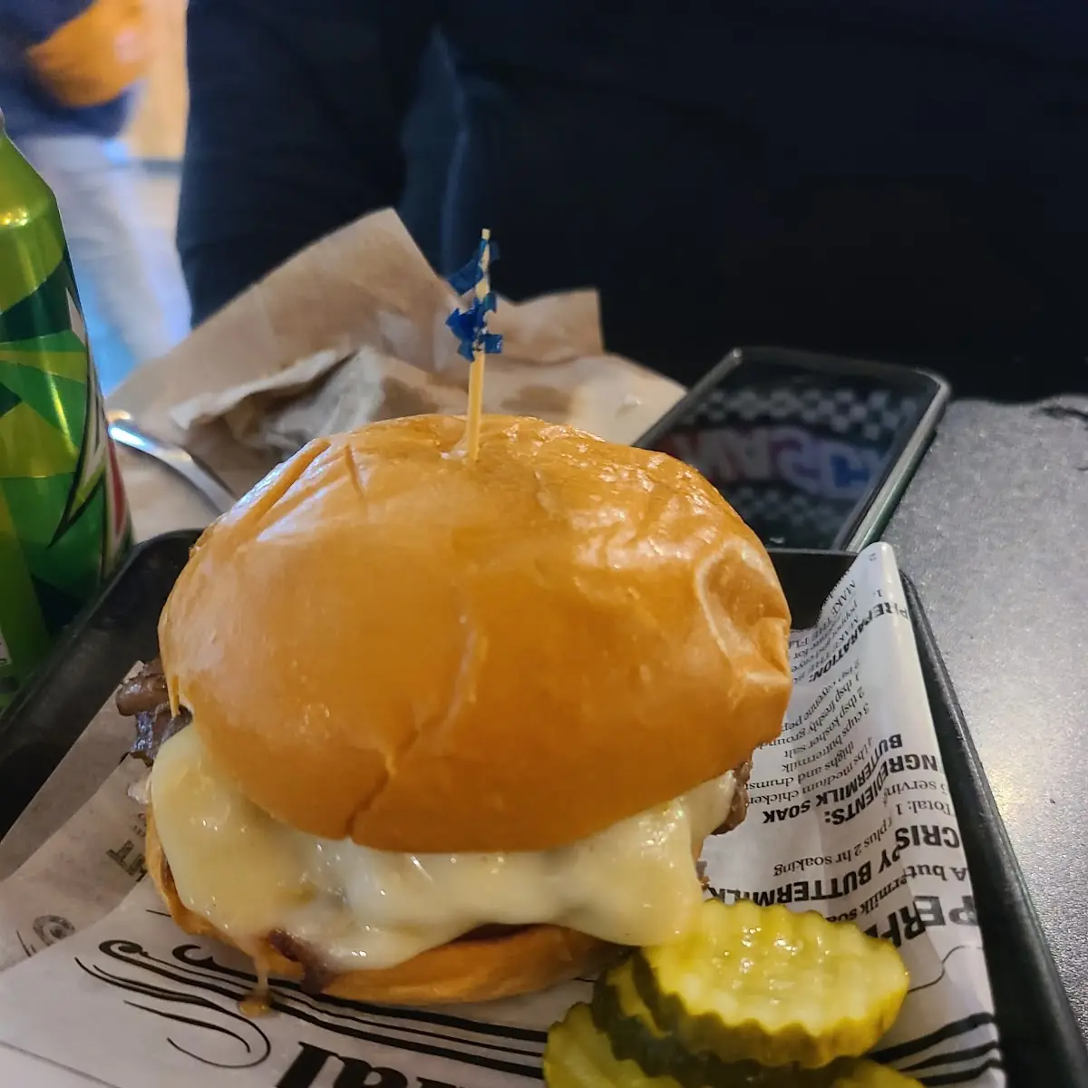 Mushroom Swiss Burger
