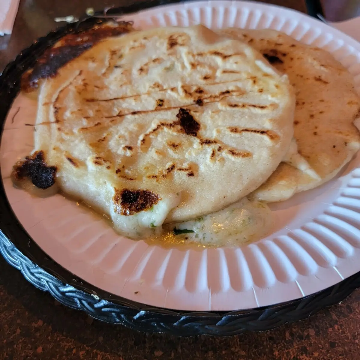 Spinach Naan Bread