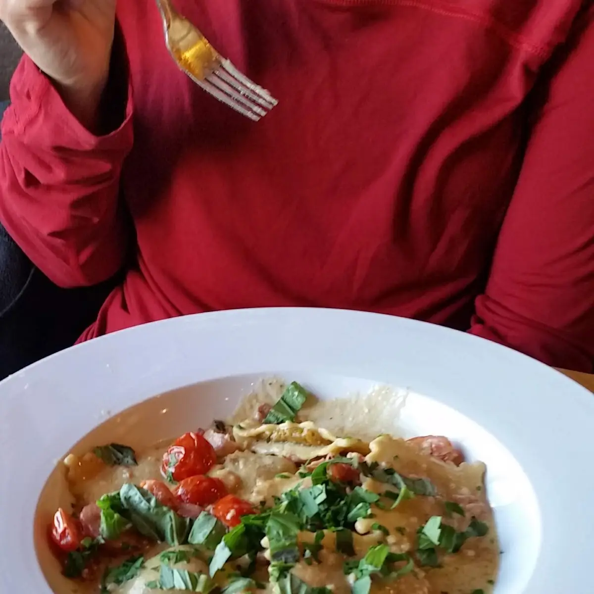 Butternut Squash Ravioli with Prosciutto