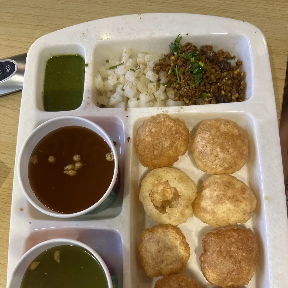 Pani Puri Served