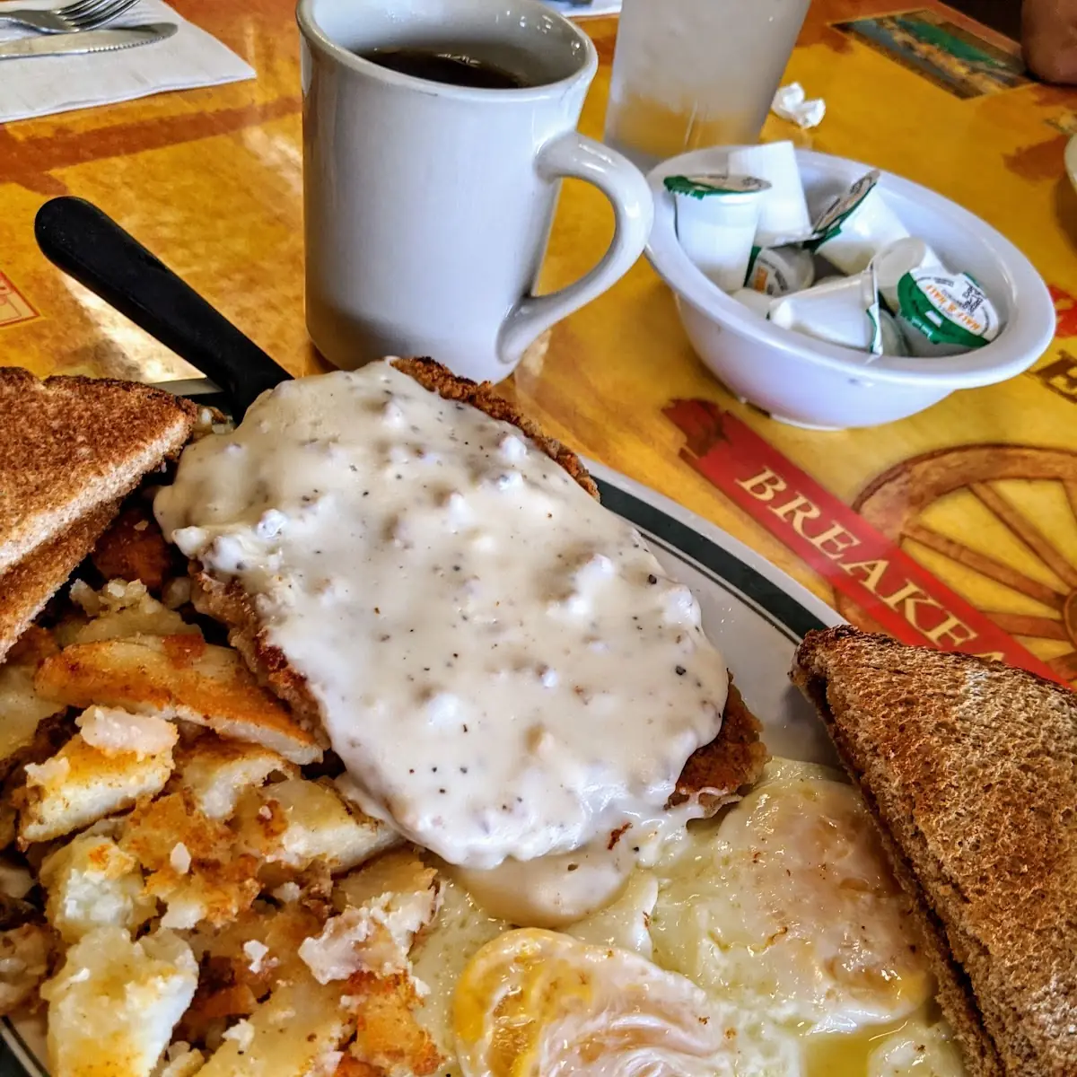 Chicken Fried Steak & 2 Eggs