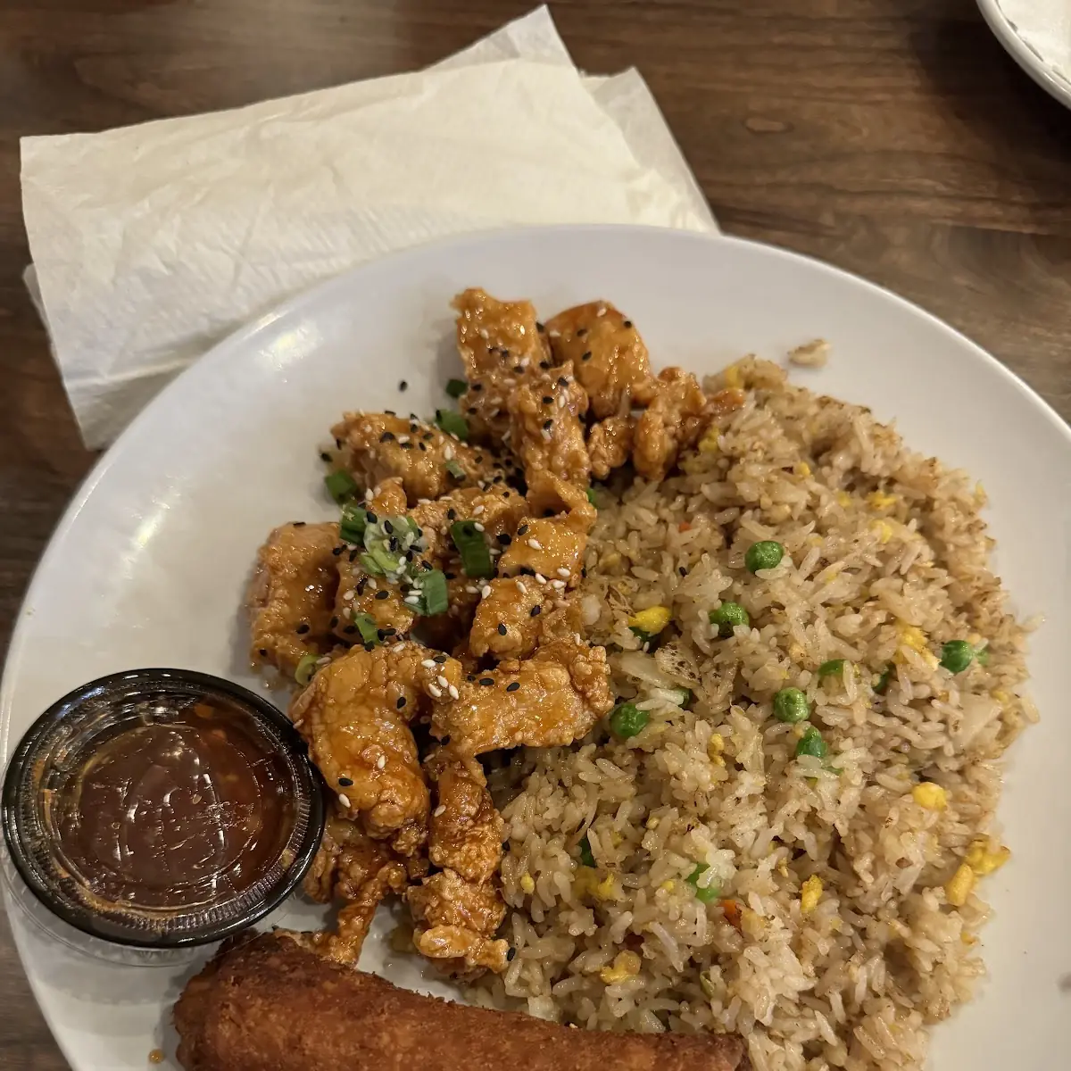 Crispy Orange Chicken Fried Rice