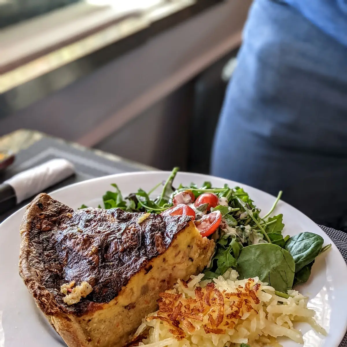 Crab and Bacon Quiche