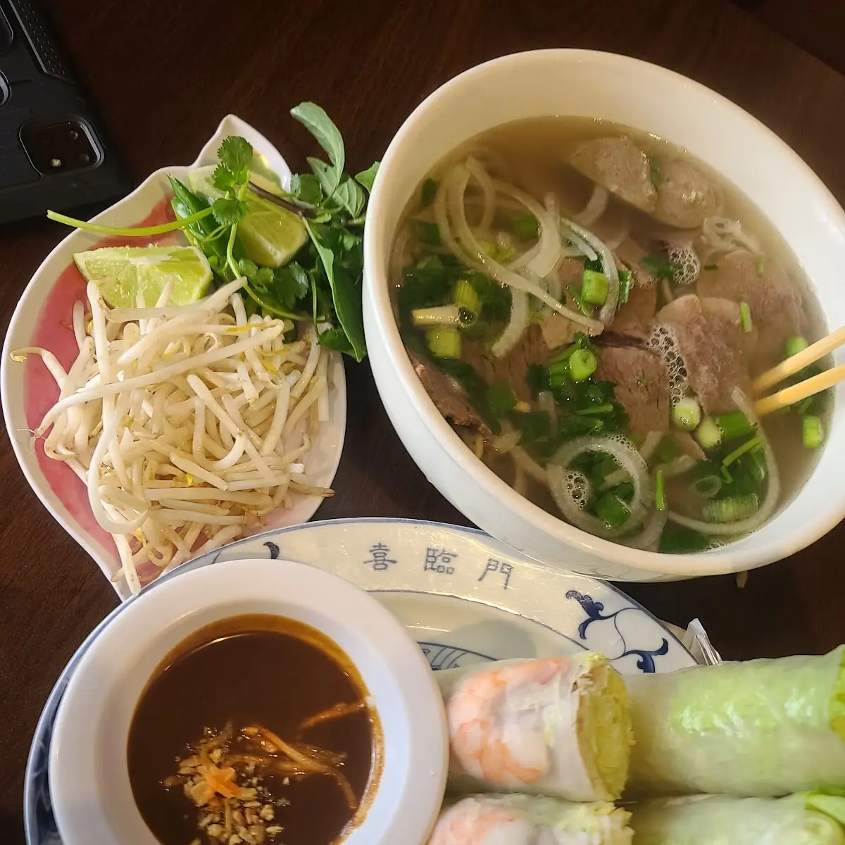 Pho & Spring Rolls