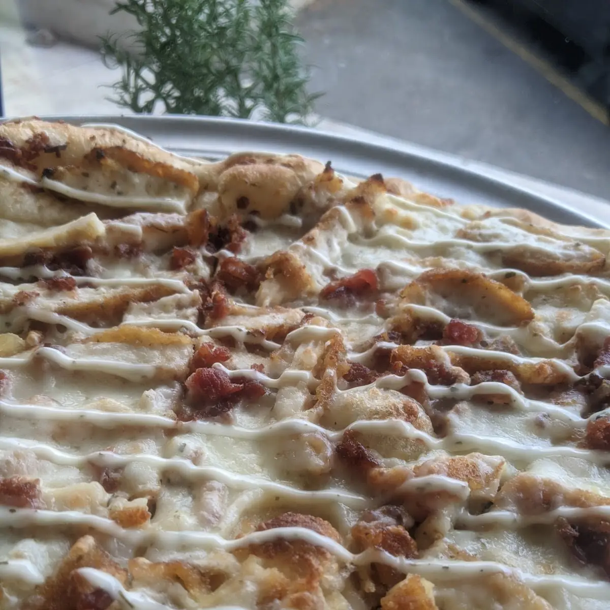 Chicken Bacon Ranch Pizza