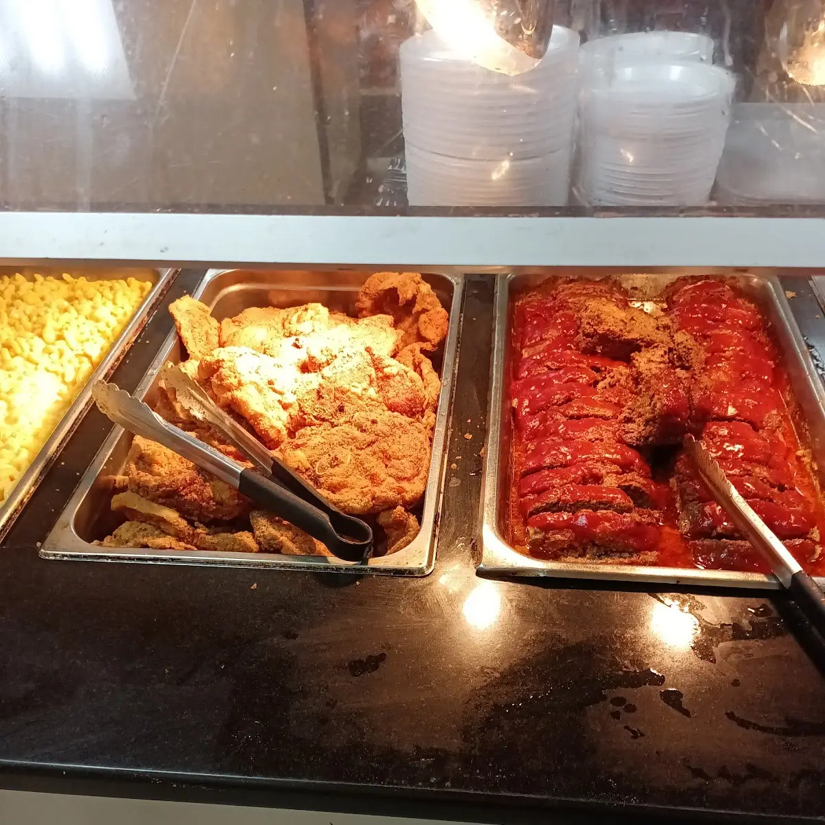 Fried Pork Chops and Meat Loaf
