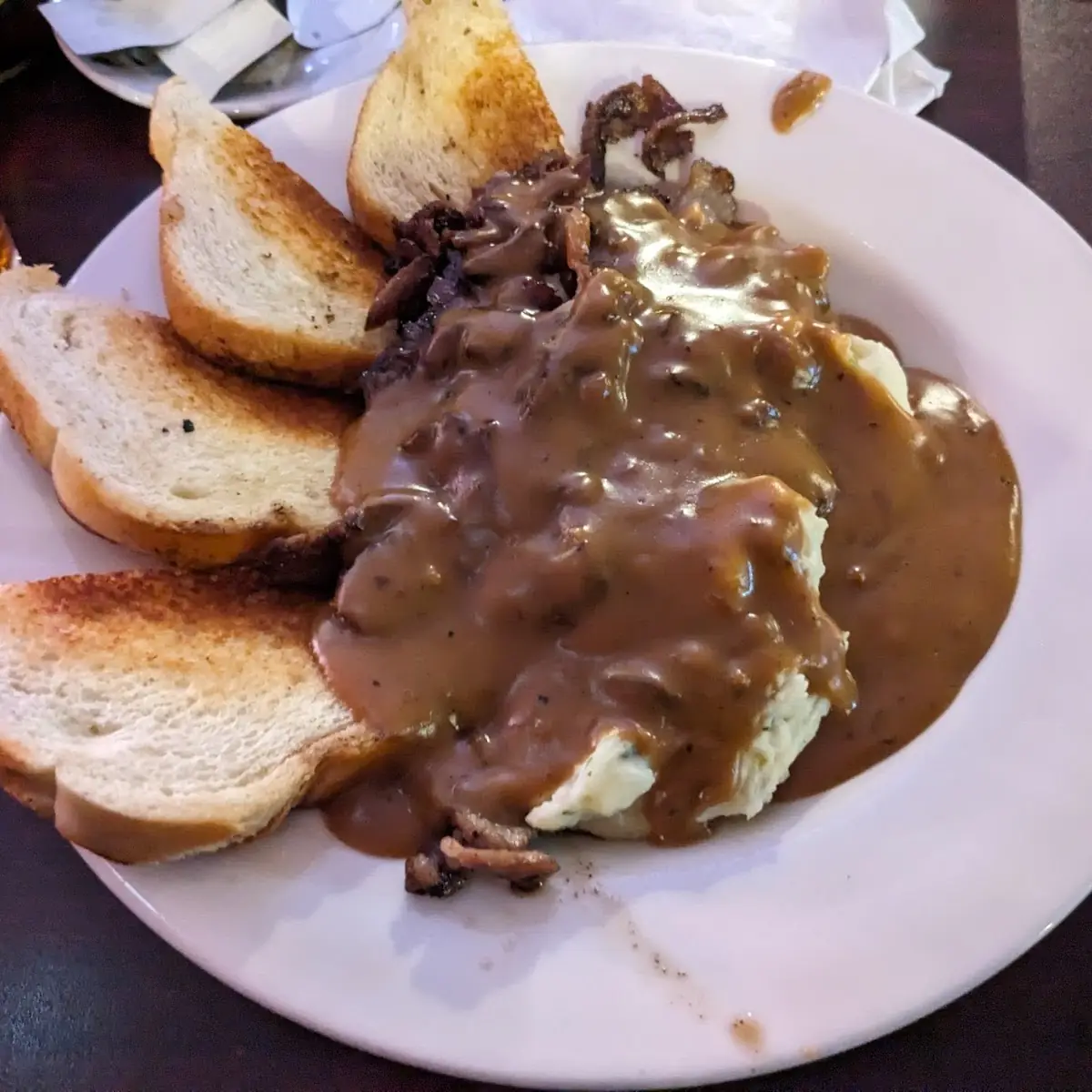 Hot Prime Sandwich w Mashed Potatoes and Gravy