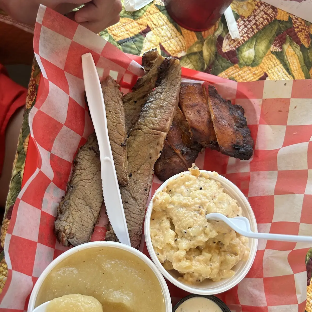 Brisket Applesauce Mac & Cheese