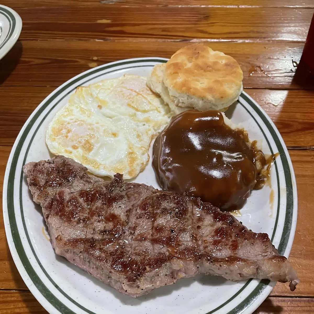 Pork Chop Breakfast