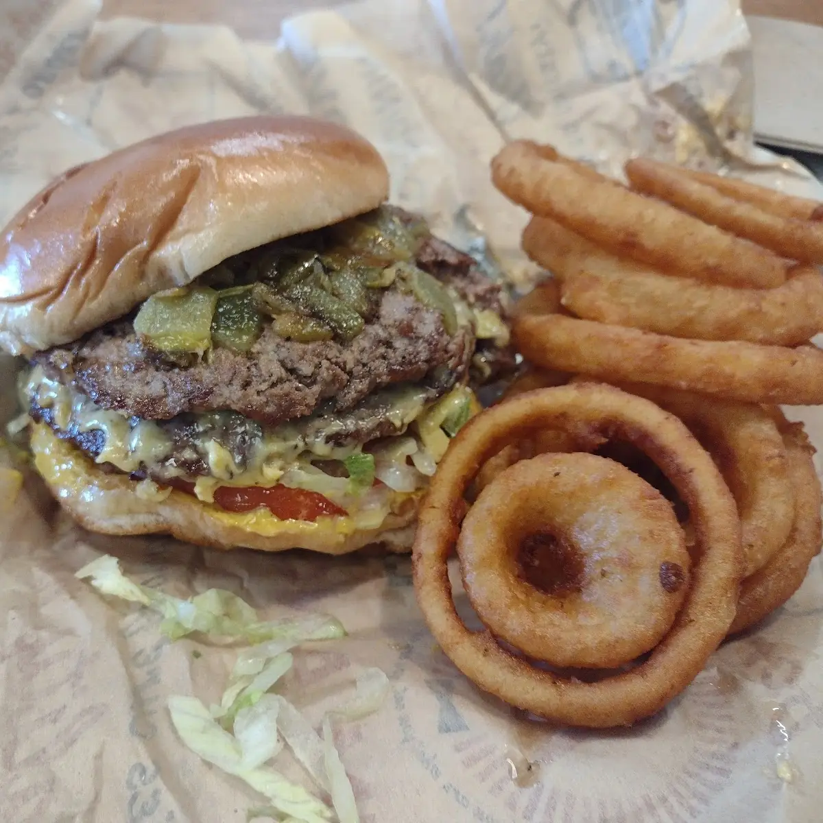 New Mexico Burger Combo