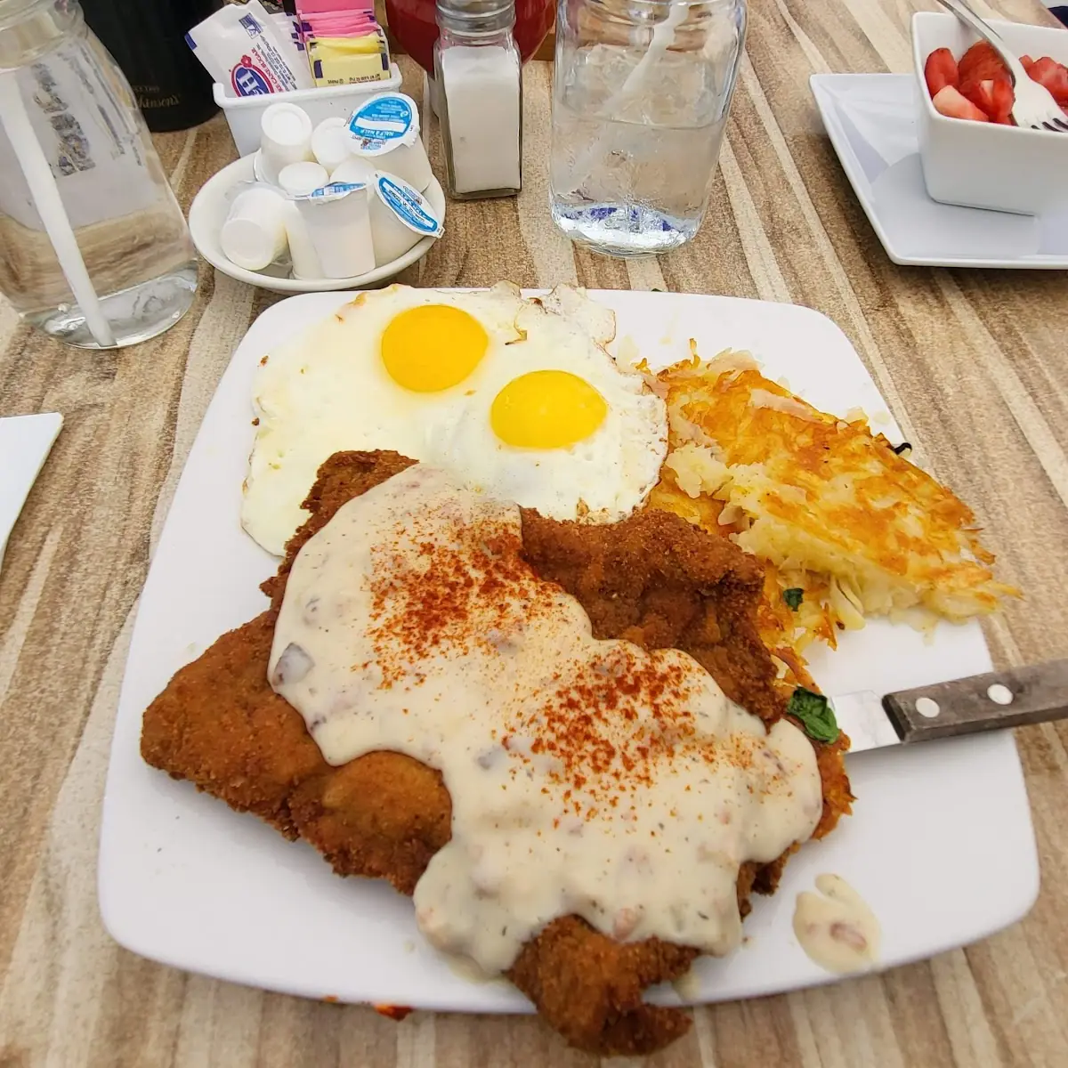 Country Fried Steak and Eggs
